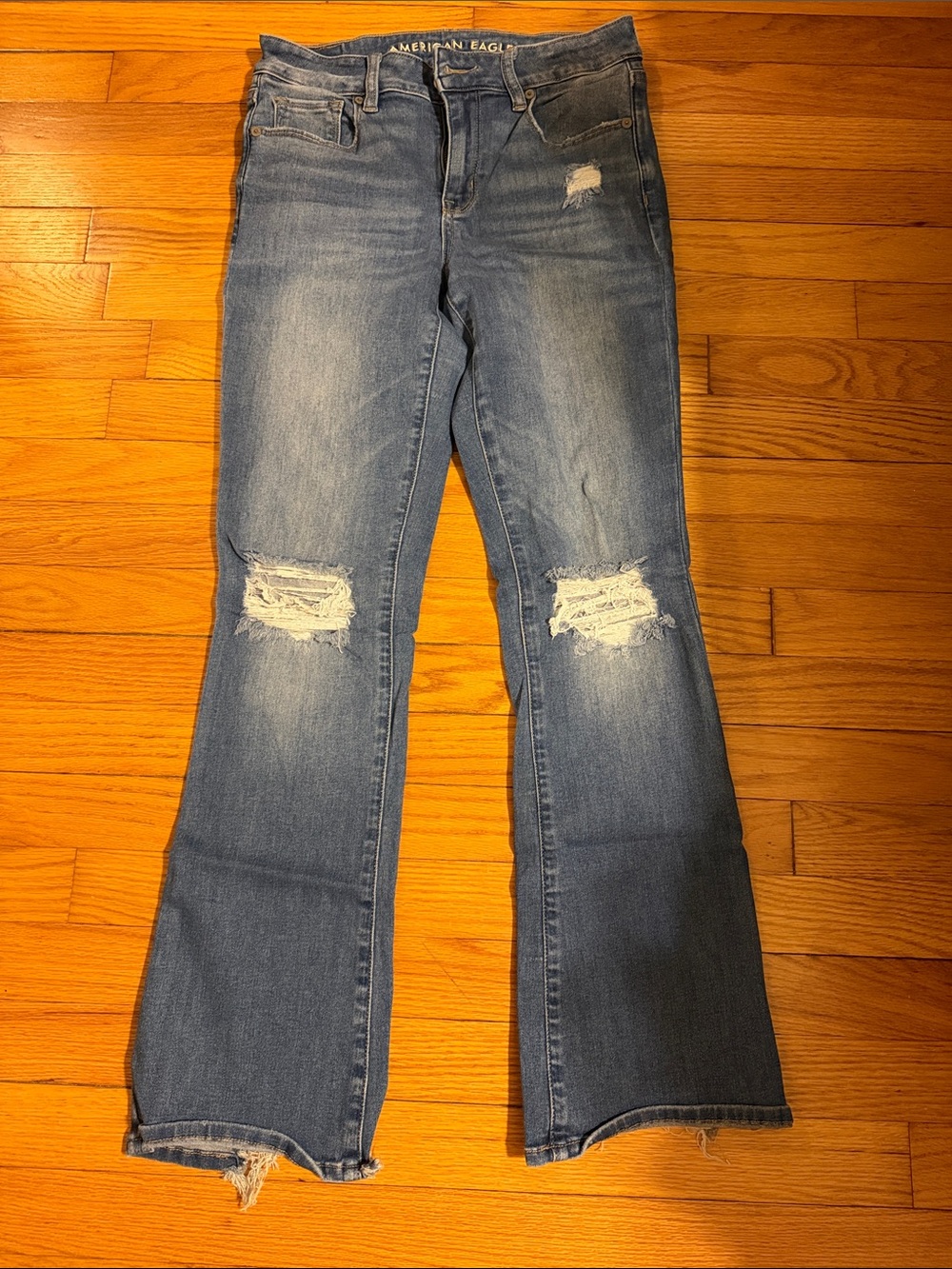 AE High Rise Skinny Kick Jeans
